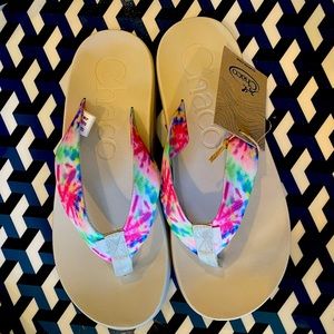 Chacos: Flip Light Tie Dye size: 9 NWT, in box.
